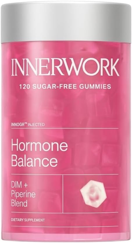 Menopause Gummies for Women – Hormone Balance Gummies with DIM, Black Cohosh, Red Clover, Chasteberry & Dong Quai – PMS & Perimenopause Support – Sugar Free Vegan Women’s Health supplements,120 Count