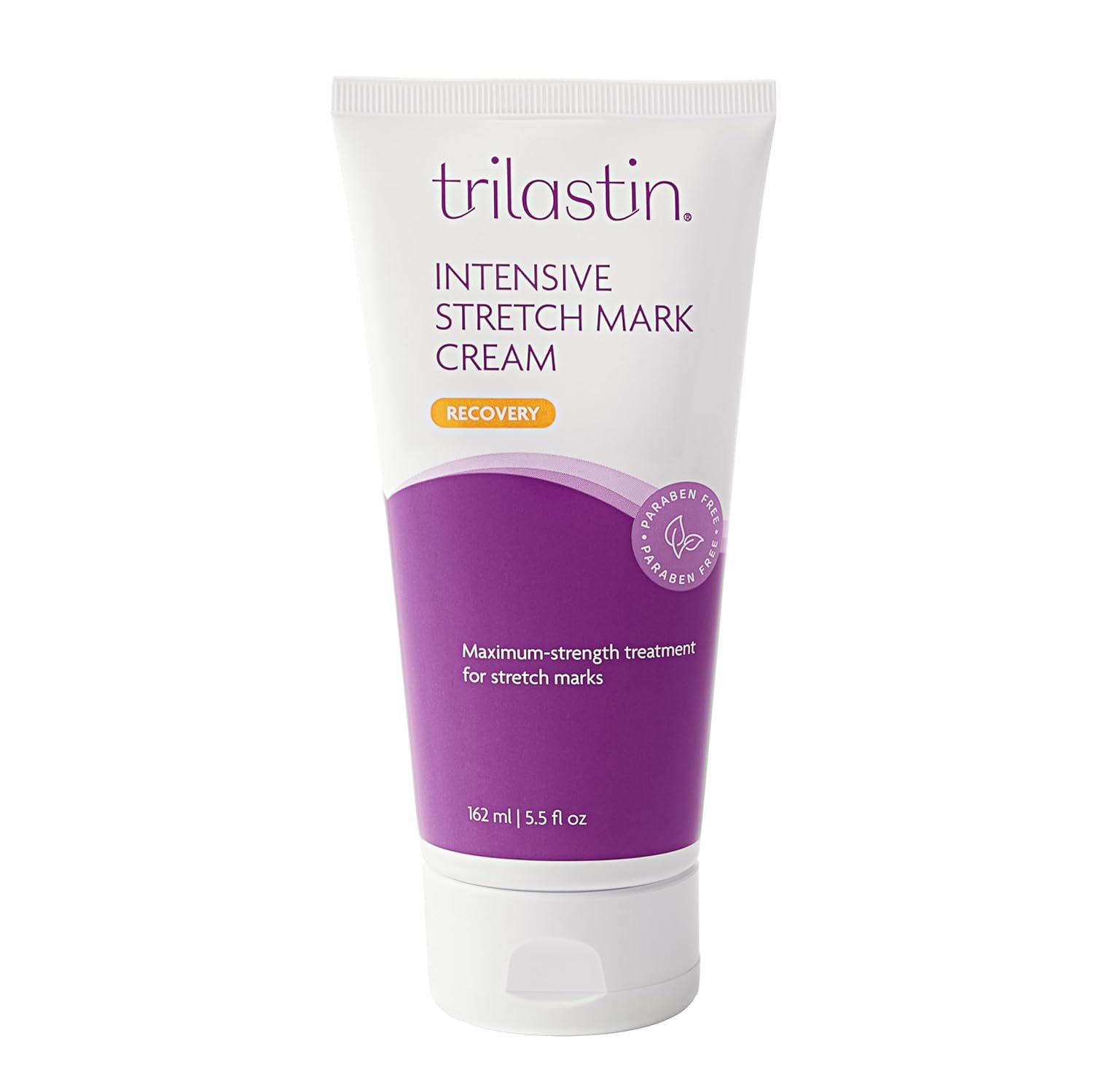 TriLASTIN Stretch Mark Cream – Collagen & Elastin Support Body Cream with Niacinamide, Vitamin C & Vitamin E – Hydrating Stretch Mark Lotion for Belly, Hips & Thighs – Unscented – 5.5 oz
