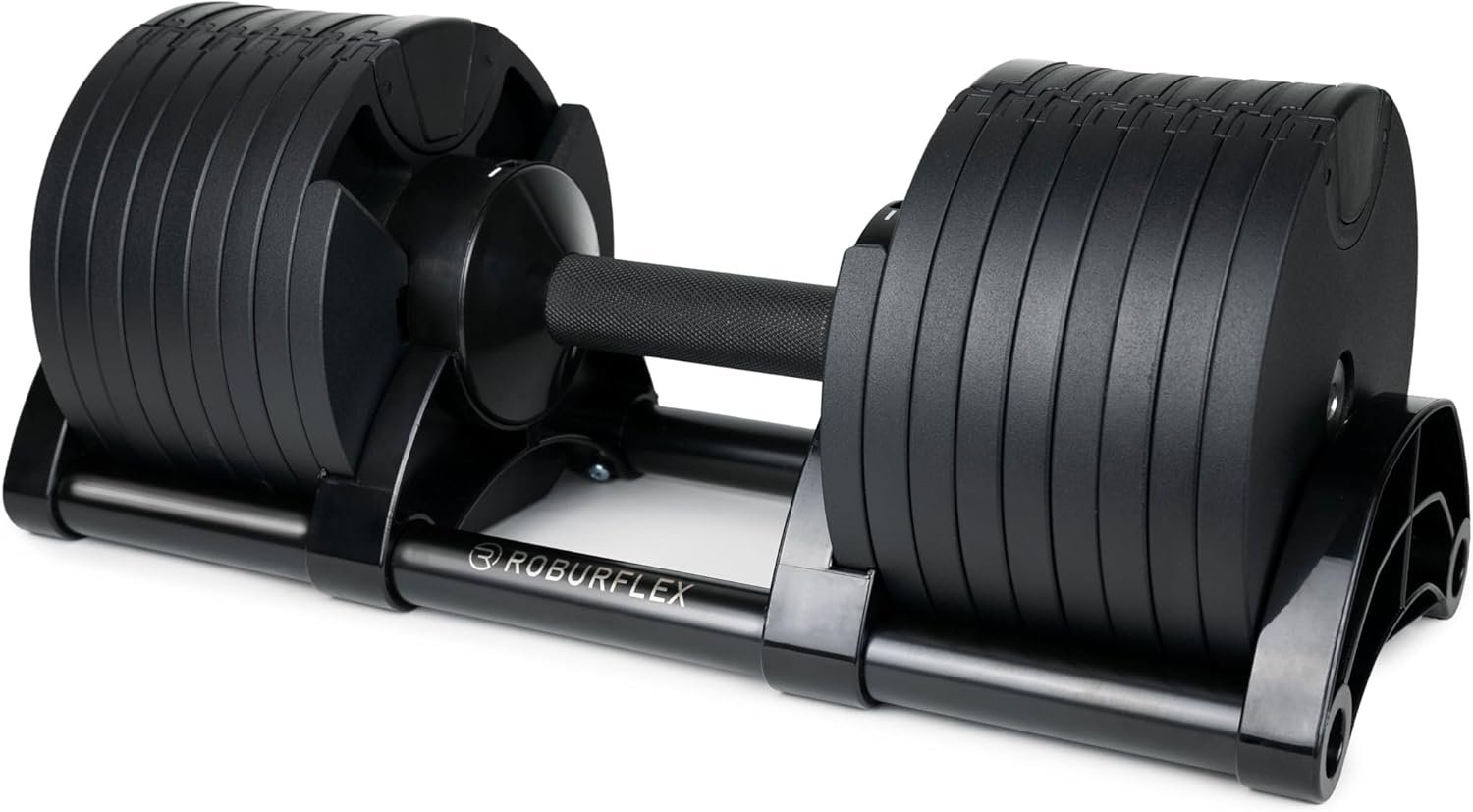 Adjustable Dumbbell (Single) 5-40/80lb, 5lb Increments, for Home Gym Fitness – Upto 20 weight settings