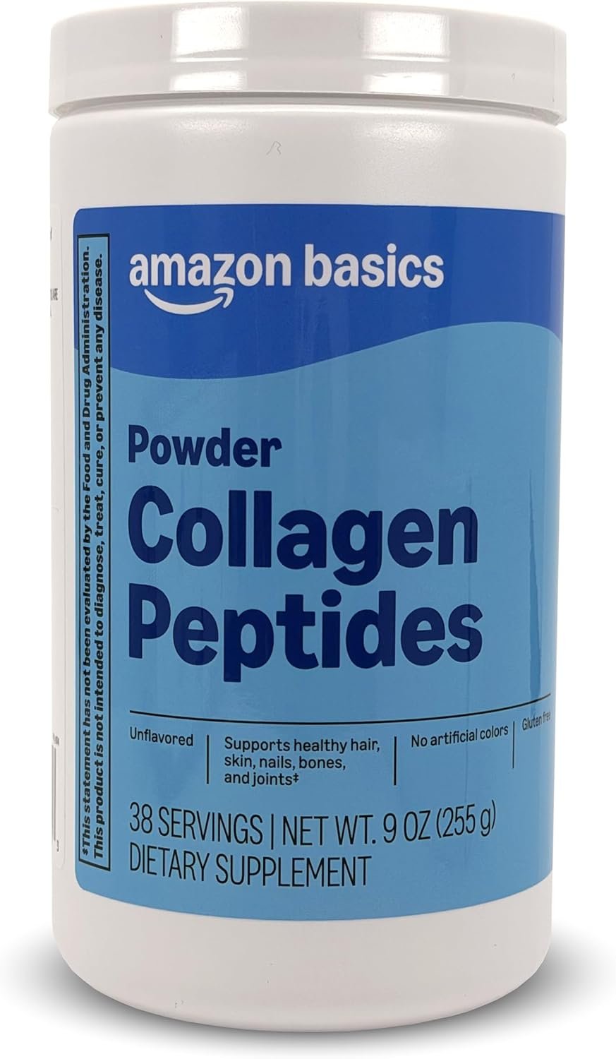 Amazon Basics Collagen Peptides Type 1 & 3 Powder, 9 oz 38 Servings