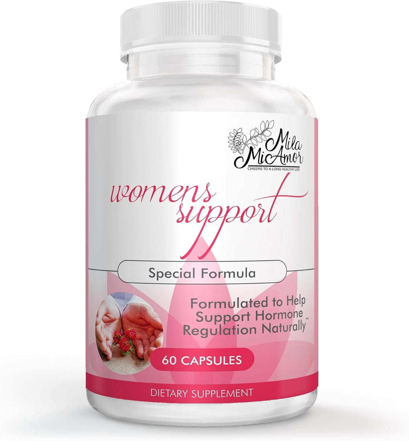 Mila Miamor Women’s Support – Hormone Regulator with Natural Ingredients – Estrogen Support for Women — Supplement for Hormone Balance, Menopause & Antioxidant – Made in USA – 60 Capsules