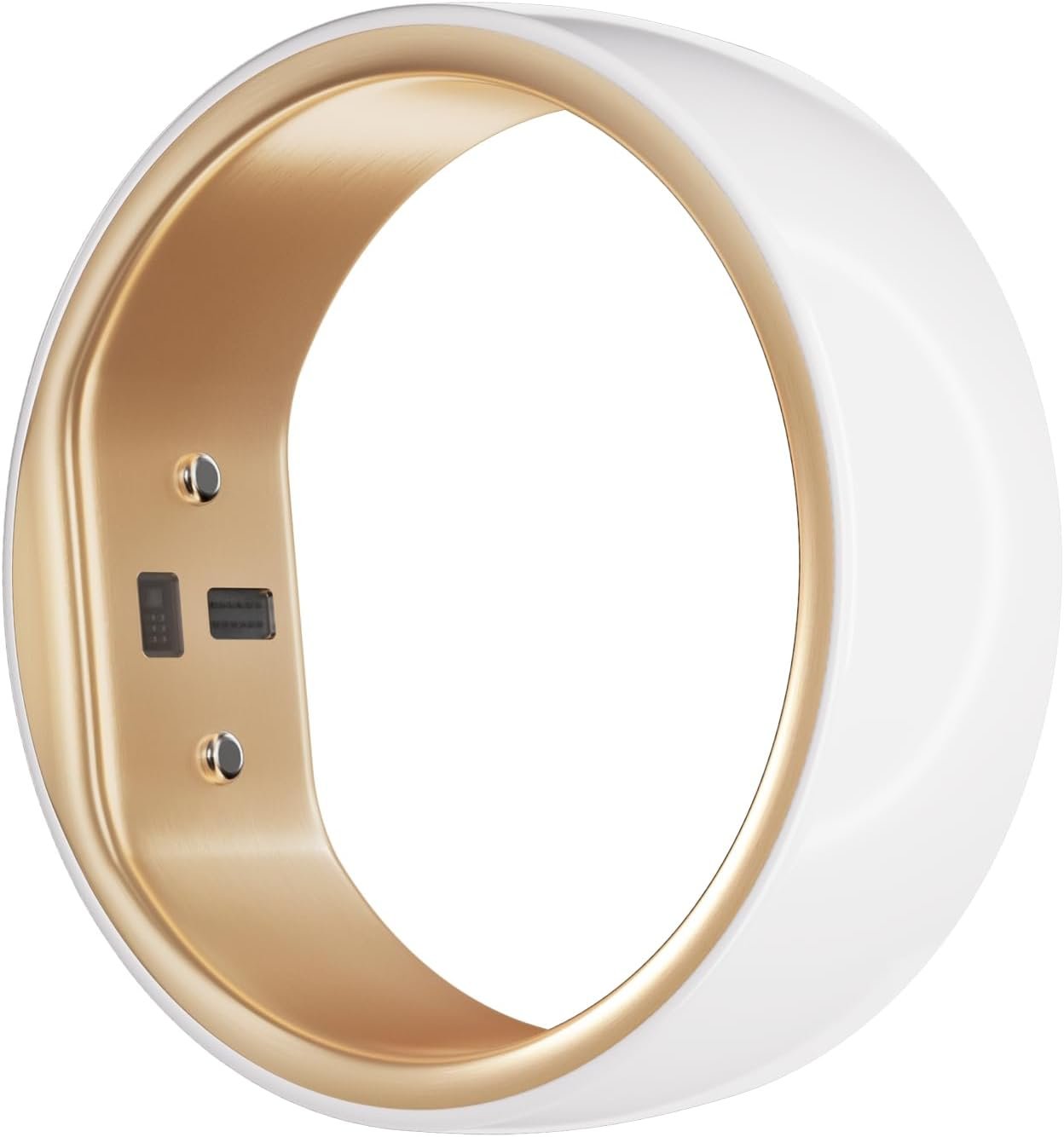 femometer Smart Ring Gen2 Ceramic | Sleep, Heart Rate & Cycle Monitoring with Free Subscription | Women’s Health & Fertility Tracker with BBT Technology | Size Before You Buy – Size 12