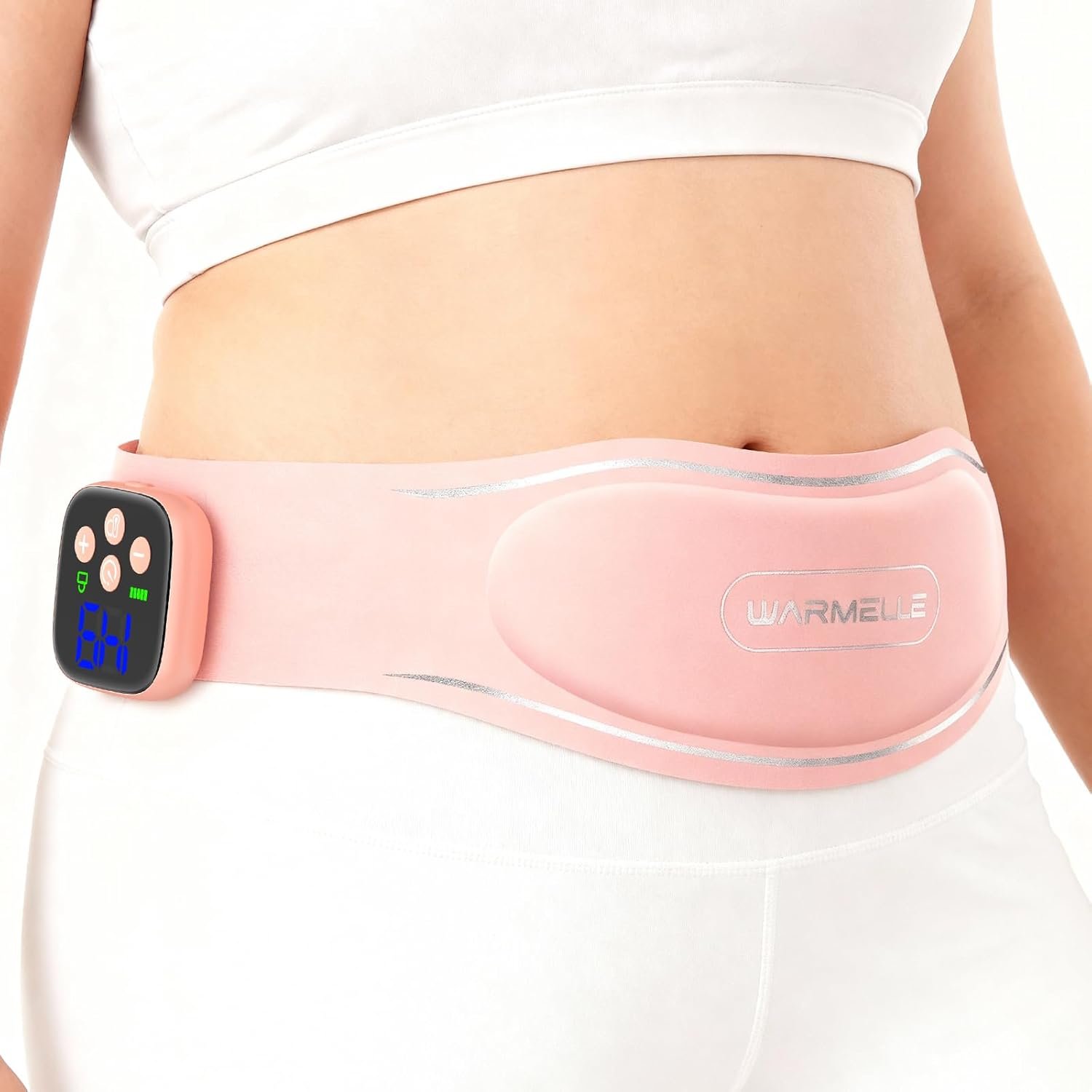 Heating Pad for Period Cramps, Portable Heating Pad for Back – Instant Soothing Menstrual Cramp Relief, Cordless Heating Pads Rechargeable – FSA Eligible and HSA Eligible