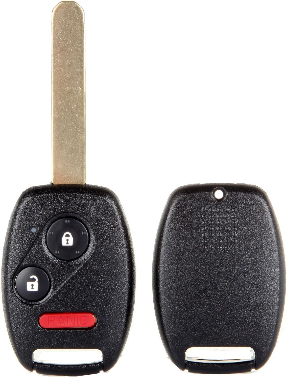 Car Key Fob 3 Buttons for Honda for Civic 2 PCS Progfor Rammable Key Fob N5F-S0084A