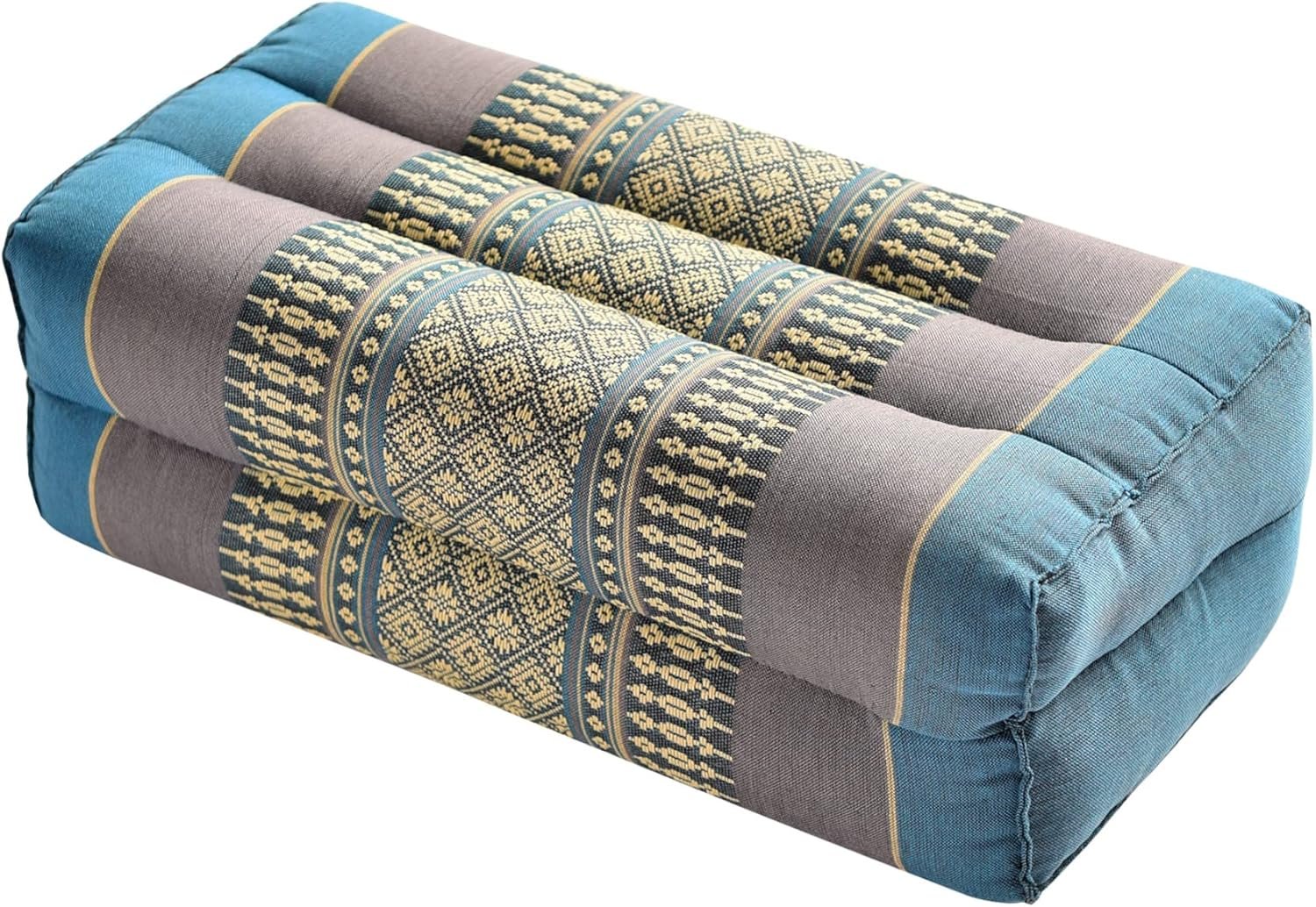 Zafuko Yoga & Meditation Cushion – Organic Water-Resistant Kapok Filling, Meditation Cushion, Soft Yoga Prop