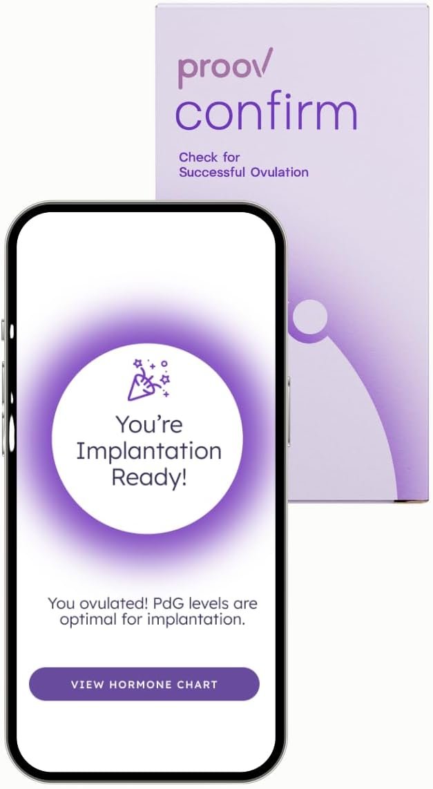Proov Confirm PdG Implantation Test – Progesterone Scoring System – 1 Kit