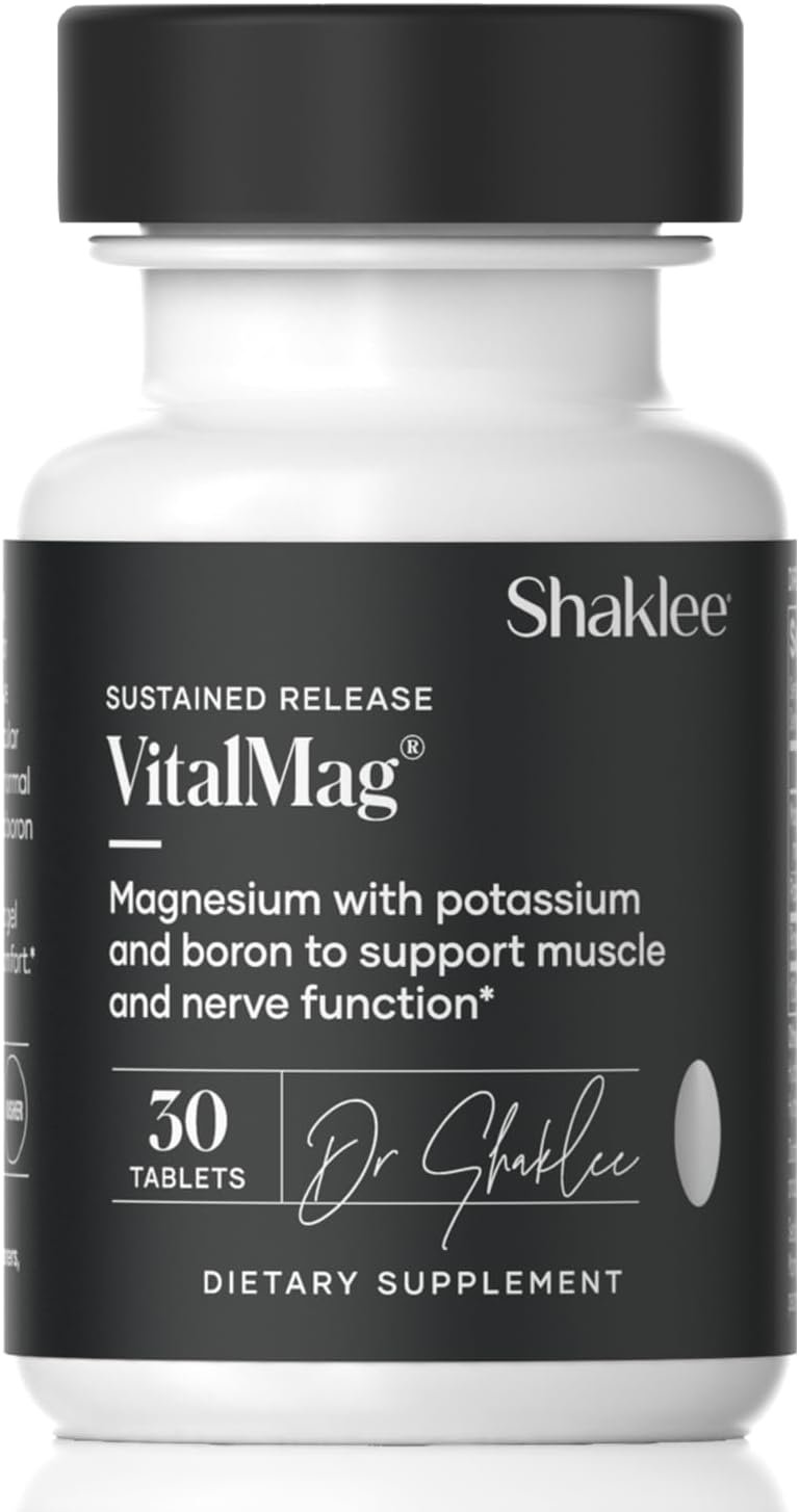 Shaklee – Sustained Release VitalMag – Magnesium Supplement – 30 Tablets