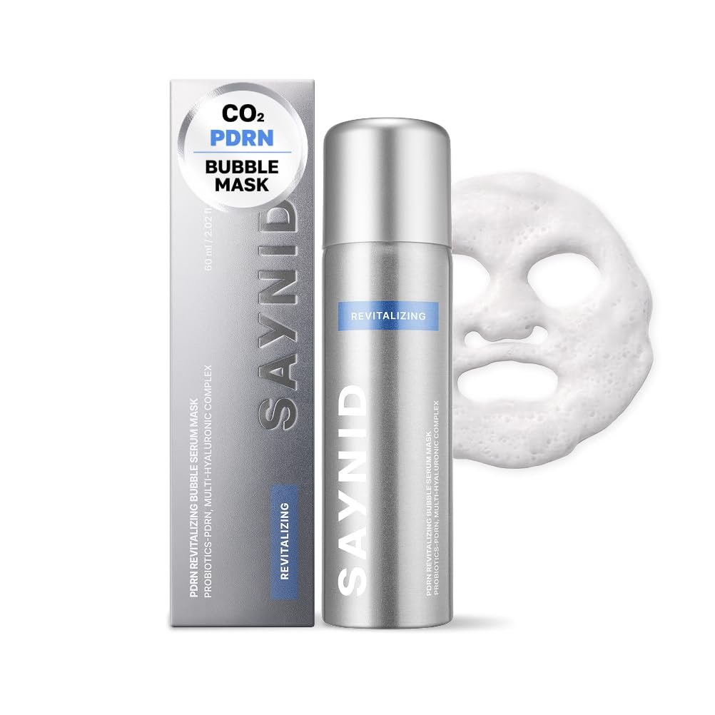 PDRN Revitalizing CO2 Bubble Serum Mask | Fast-Absorbing Bubble Texture | Instant Glow, Skin Barrier Repair & Deep Hydration