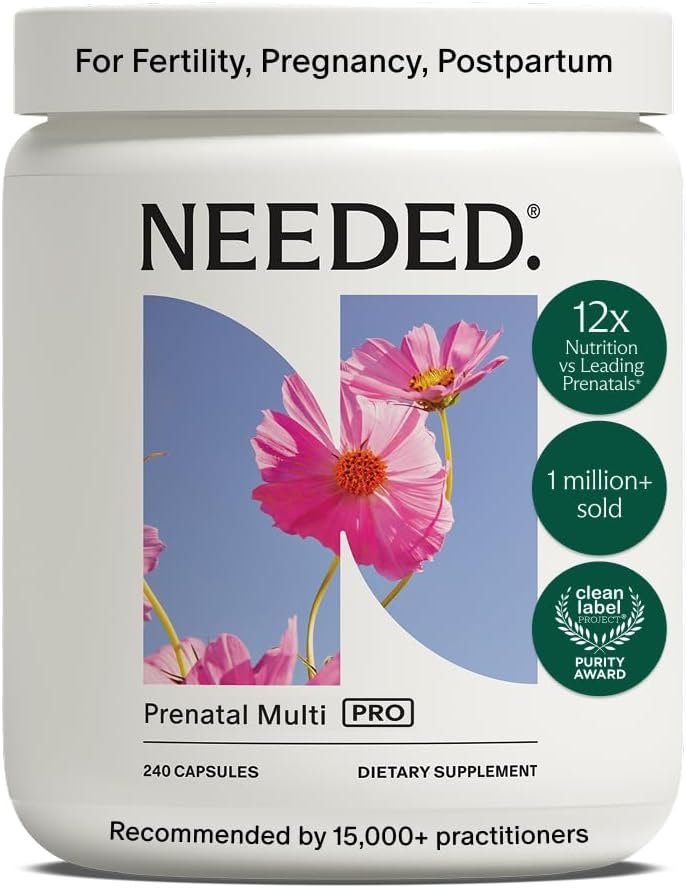 Needed. Prenatal Multi Pro, Multivitamin with Choline Capsules for Prenatal