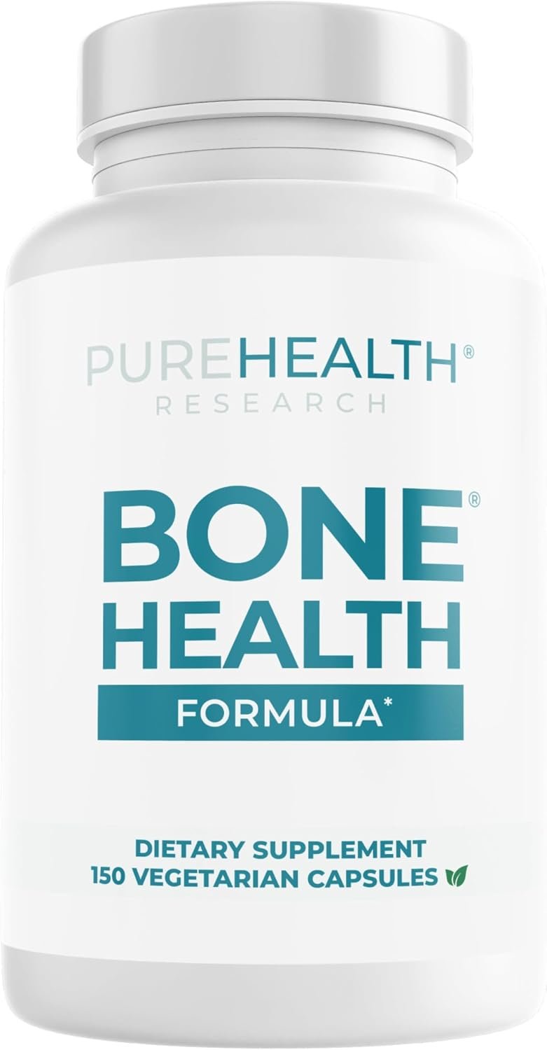 PUREHEALTH RESEARCH Bone Health Formula – Bones, Joint & Skeletal Wellness