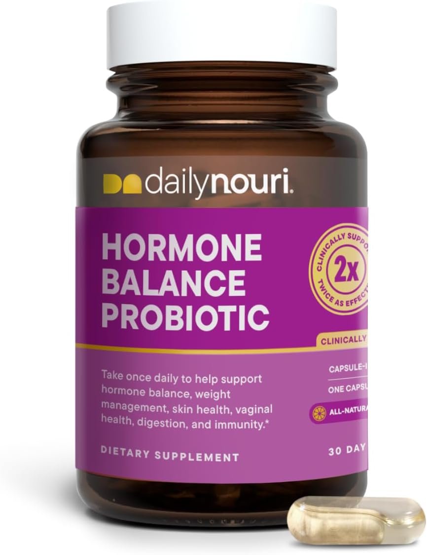 Daily Nouri Hormone Balance Probiotics for Women | Estrogen + Cycle Support