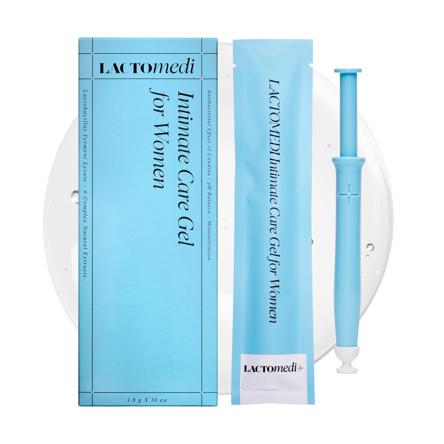 LACTOMEDI Intimate Care Gel | 10-Day Intensive Care Package | Vaginal Probiotics Applicator | Feminine Freshness & pH Balance Gel | Itchiness and Unpleasant Odor | 1Box x 10pcs