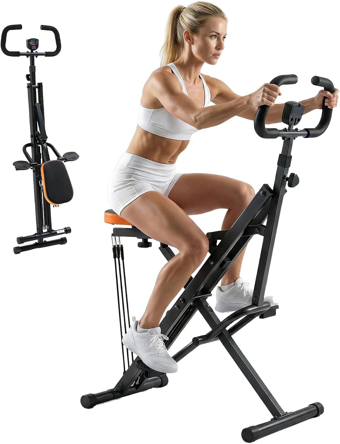 OLIXIS Squat Machine for Home, 330 LBS Capacity Glute Workout Equipment