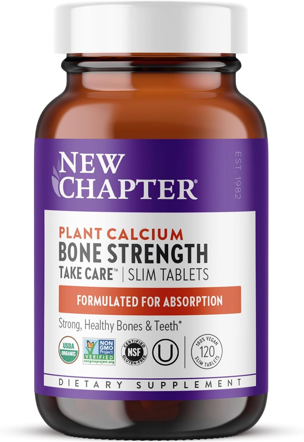 New Chapter Bone Strength Take Care Supplement, 120 Slim Tablets