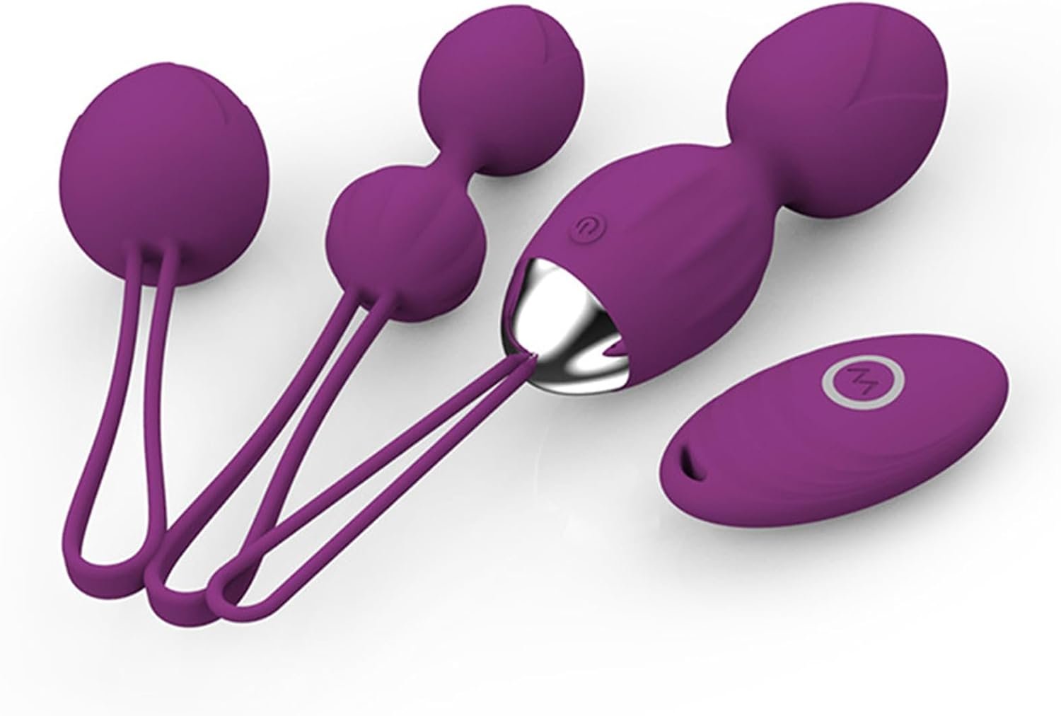 Kegel Exerciser, Set of 3 Silicone Kegel Exercise Massage Balls for Women