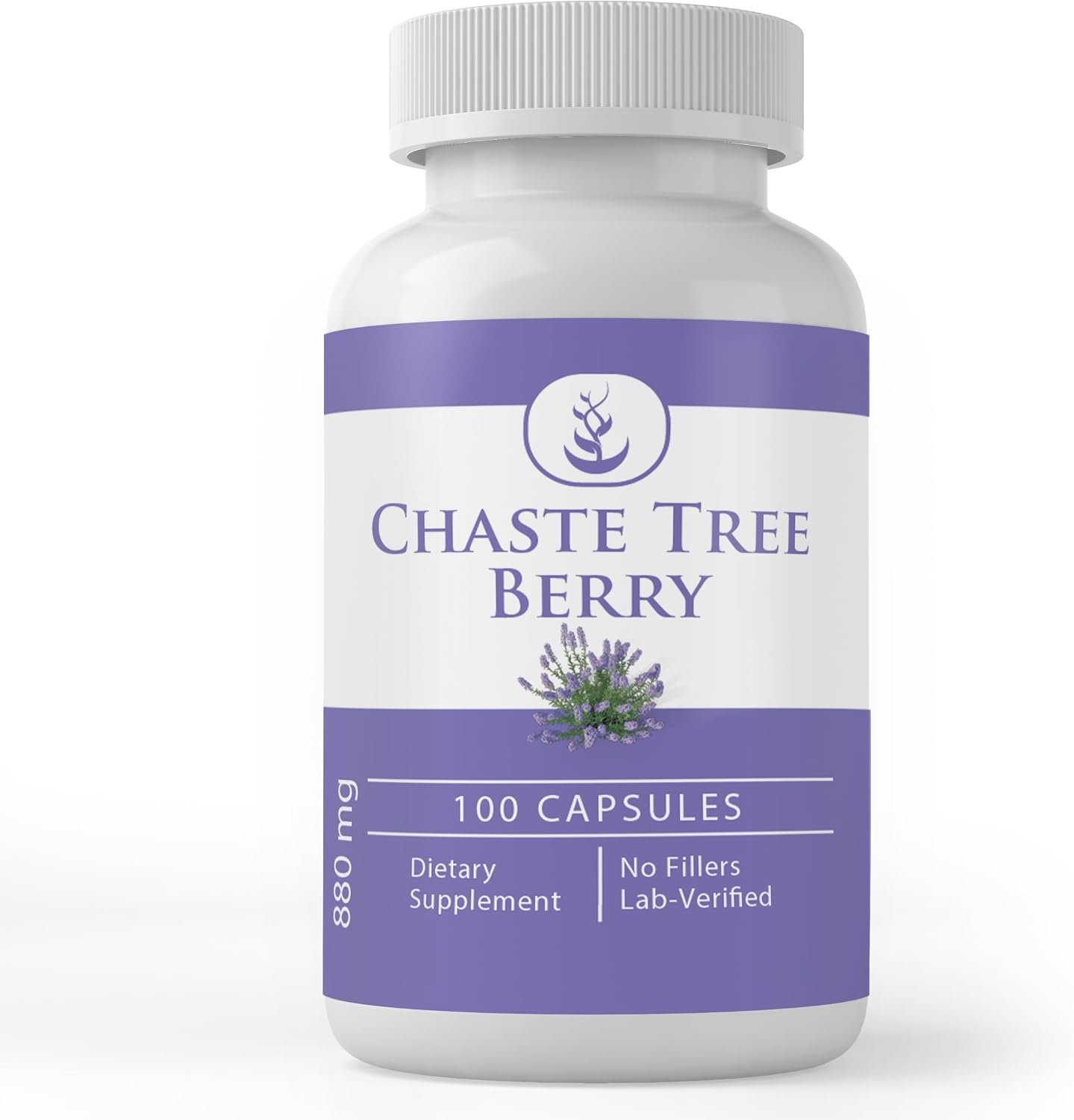 PURE ORIGINAL INGREDIENTS Chaste Tree Berry Extract, (100 Capsules) Always Pure, No Additives Or Fillers, Lab Verified