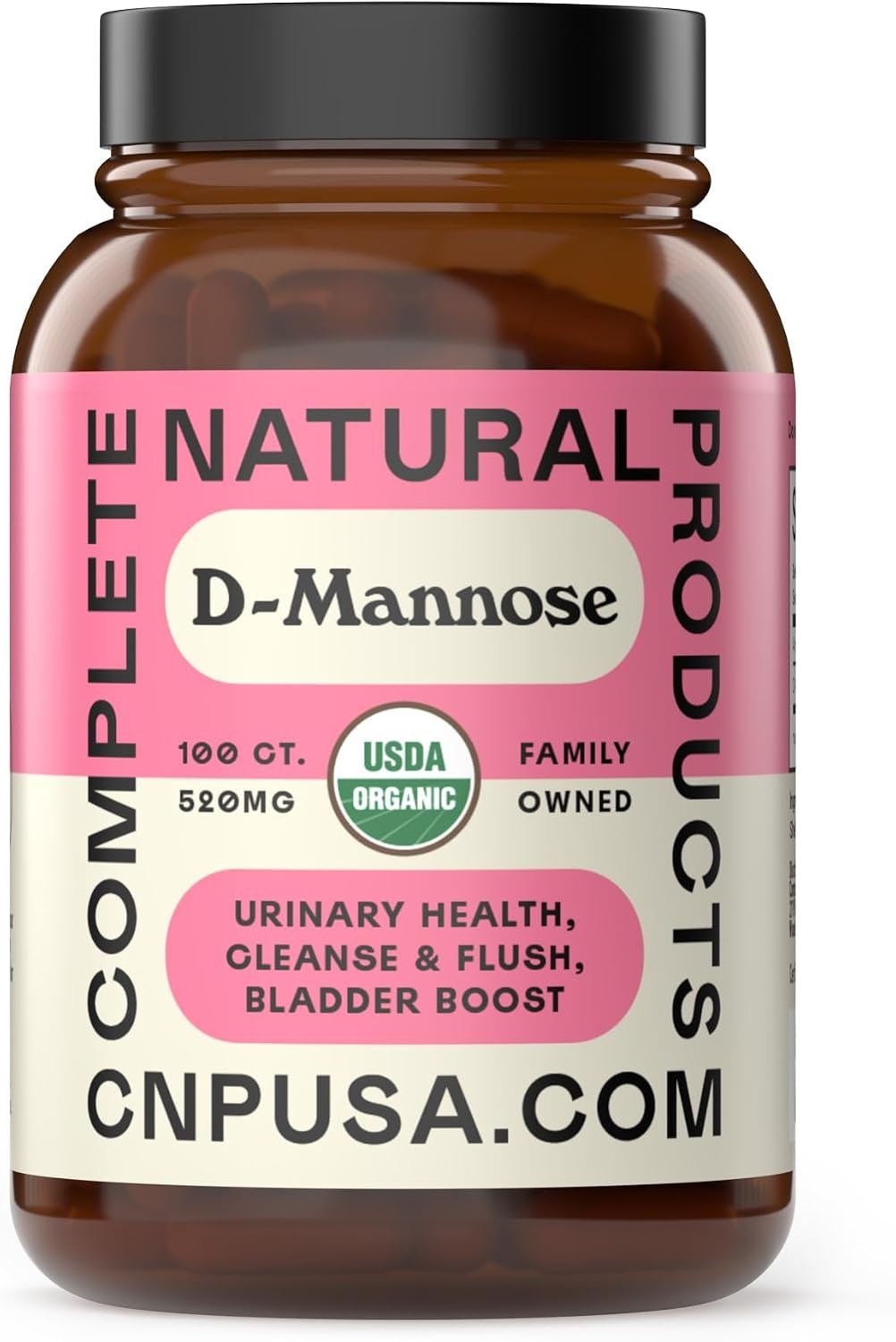 CNP | D Mannose Capsules 520mg – UTI Support, Bladder Urinary Tract Aid