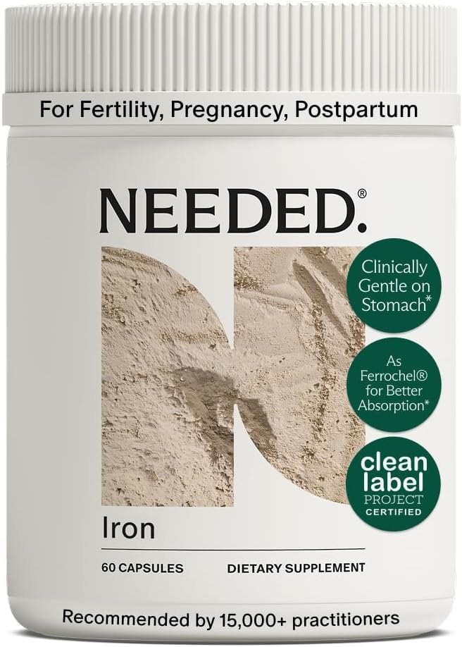 Needed. Prenatal Iron Supplement – Pregnancy, Breastfeeding, Postpartum – Aids Energy, Birth Weight & Baby’s Neural Development – Non-Constipating & Gentle on Stomach – Flexible Dosing for Pregnancy