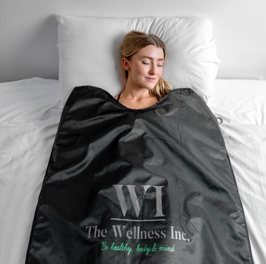 Infrared Sauna Blanket – Portable Infrared Sauna for Home, Personal Sauna for Women & Men – Odourless, Fireproof & Waterproof Material – Includes Wrap Up Towel & Carry Storage Bag