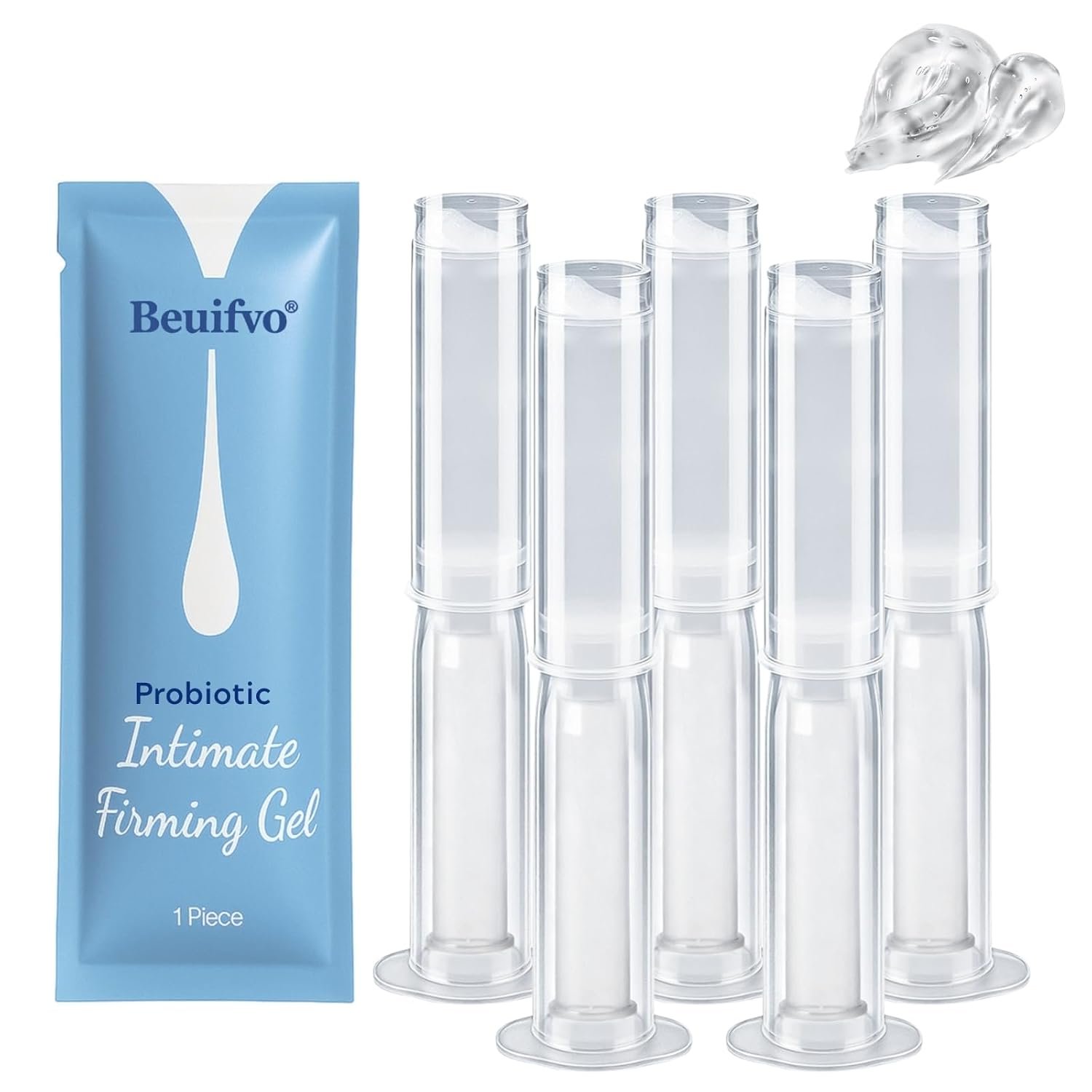 Probiotic Intimate Firming Gel – pH Balanced & Probiotics Intimate Care Gel, 5 Pre-filled Applicators | Moisturizer For Dryness & Promote pH Balance | Odor Control