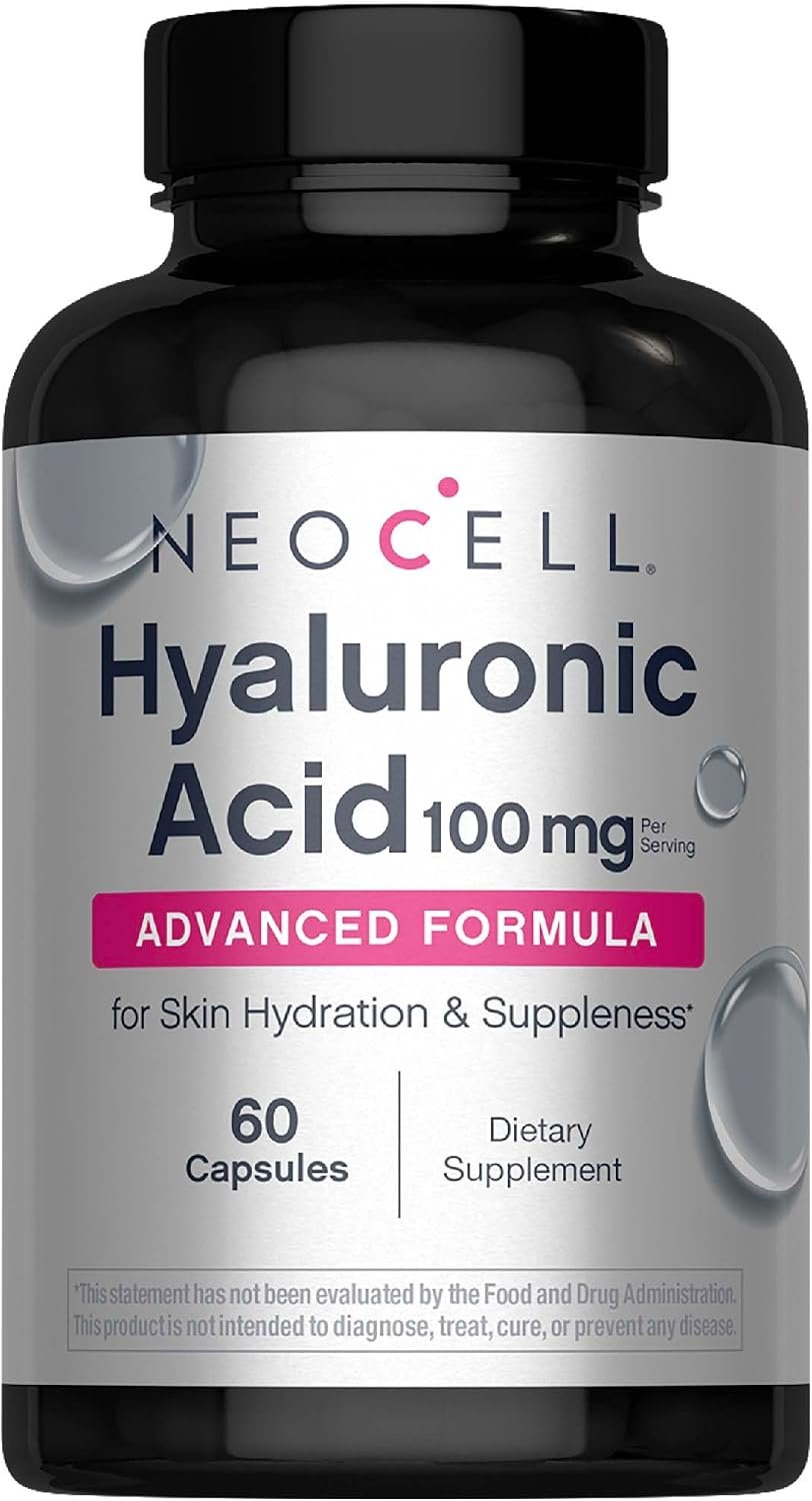NeoCell Hyaluronic Acid Capsules | 60 Pills | 100mg