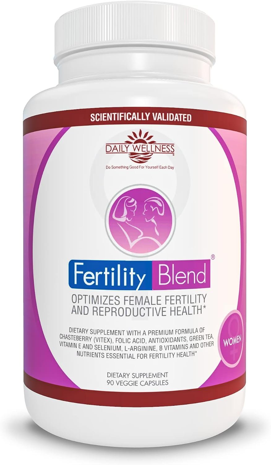 Fertility Blend Dietary Supplement for Women, 90-Count, 1-Pack