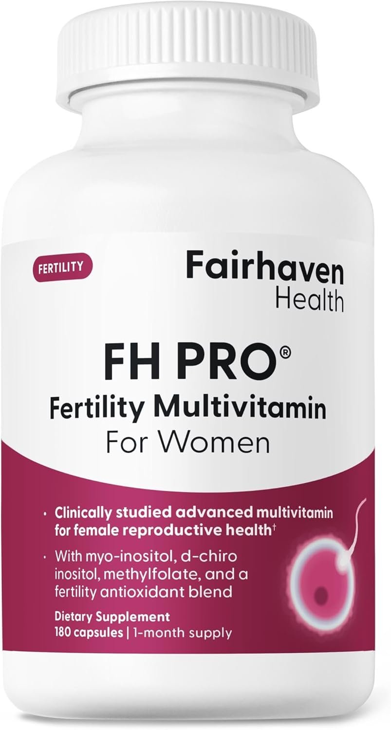 Fairhaven Health FH PRO Fertility Multivitamin for Women, 180 Capsules