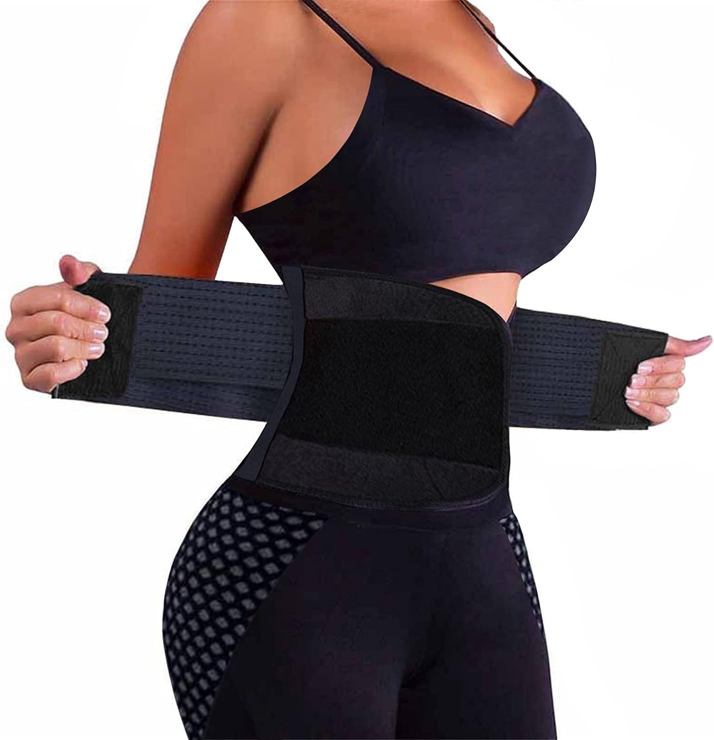 VENUZOR Waist Trainer Belt for Women Men Waist Cincher Trimmer Shaper Belt