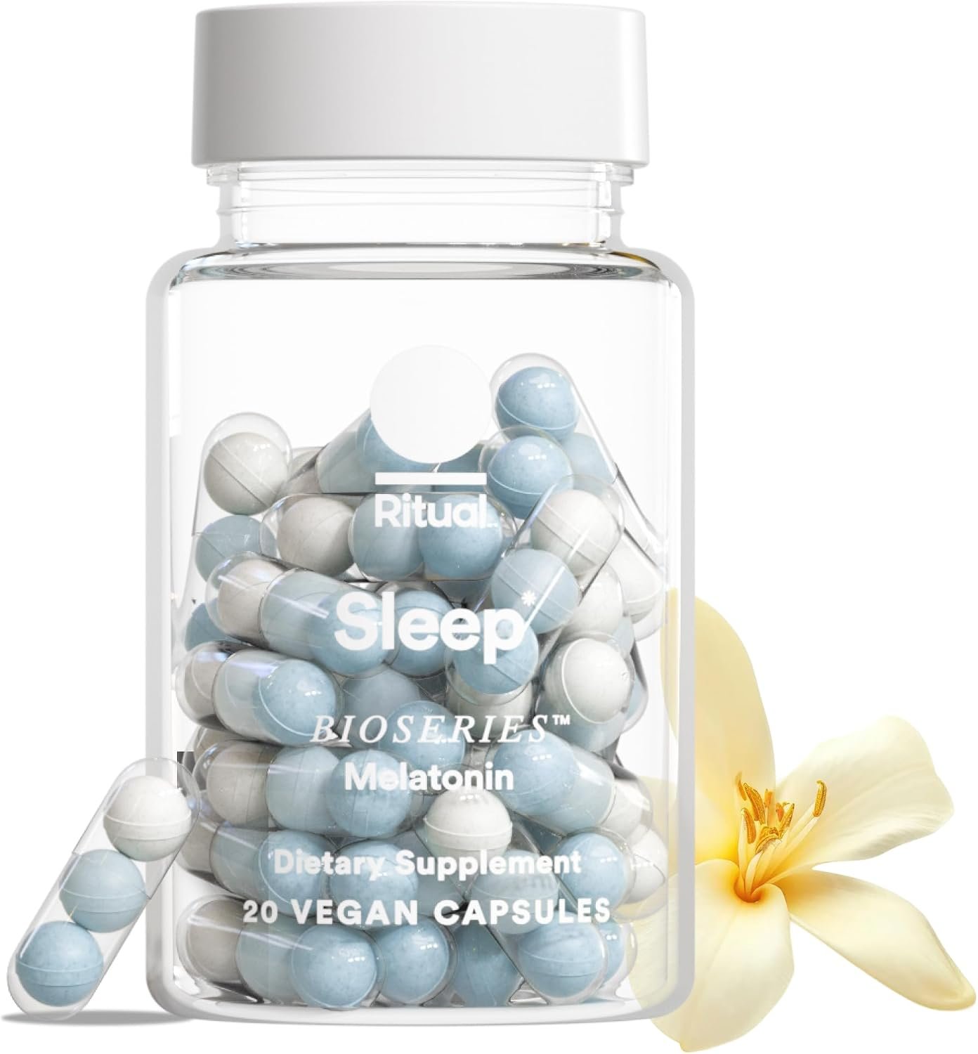 Ritual Melatonin 5mg – Sleep Aid Supplement – 20 Capsules – 20 Servings