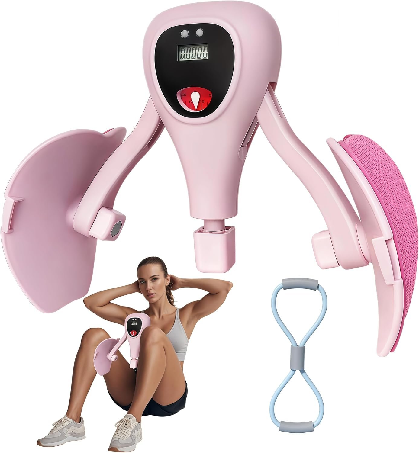 Kegel Exerciser Thigh Trainer for Men and Women, Large Resistance Hip Thigh Workout, Pelvic Floor Muscle, Inner Thigh Exerciser for Home Gym