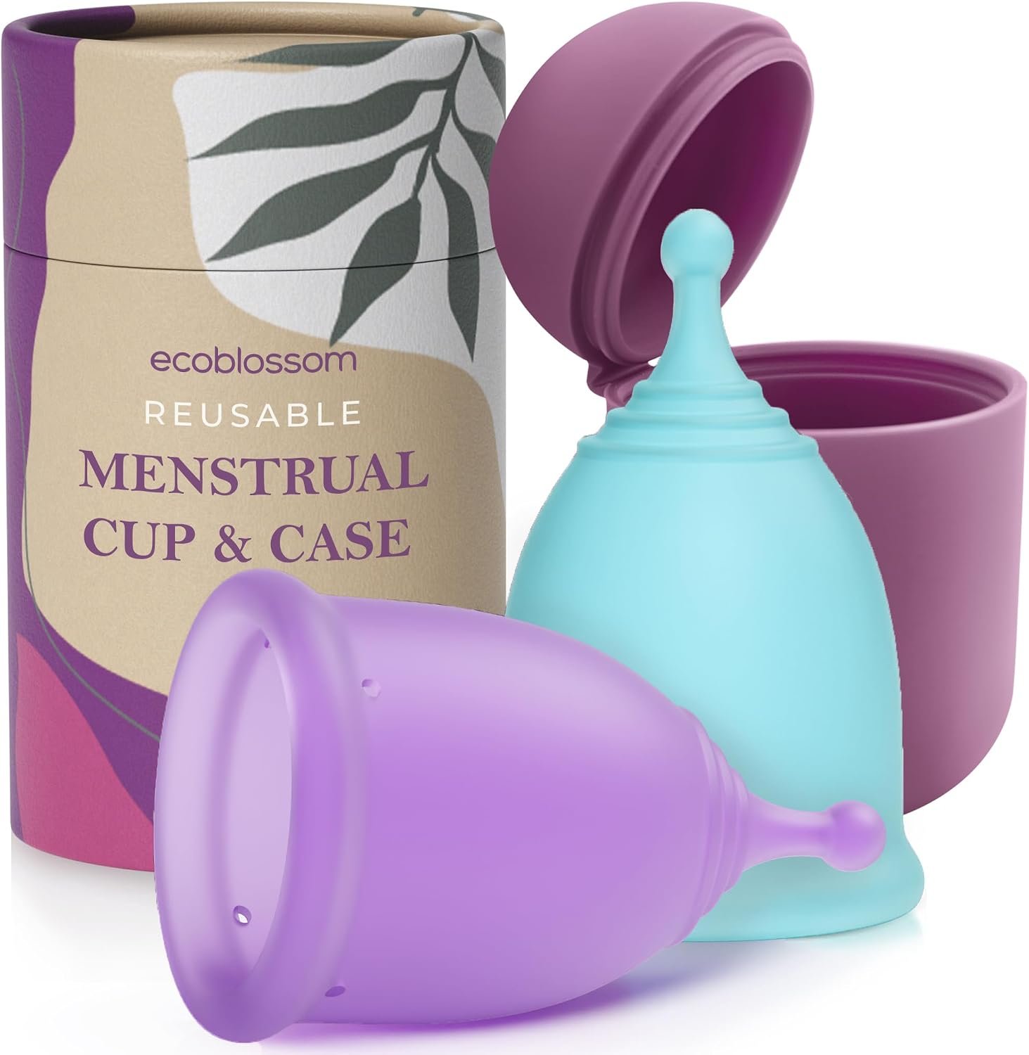 Ecoblossom Menstrual Cups, Period Cup for Women, Menstrual Disc Alternative