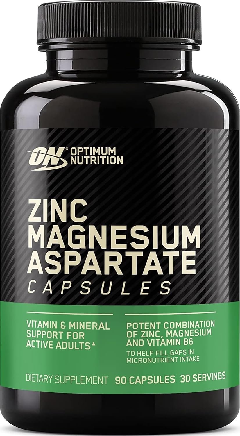 Optimum Nutrition Zinc and Magnesium Aspartate Recovery Supplement, 90 Ct