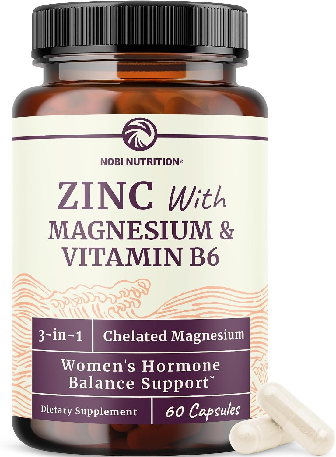 Zinc and Magnesium Supplement with Vitamin B6, Women’s Hormone Balance