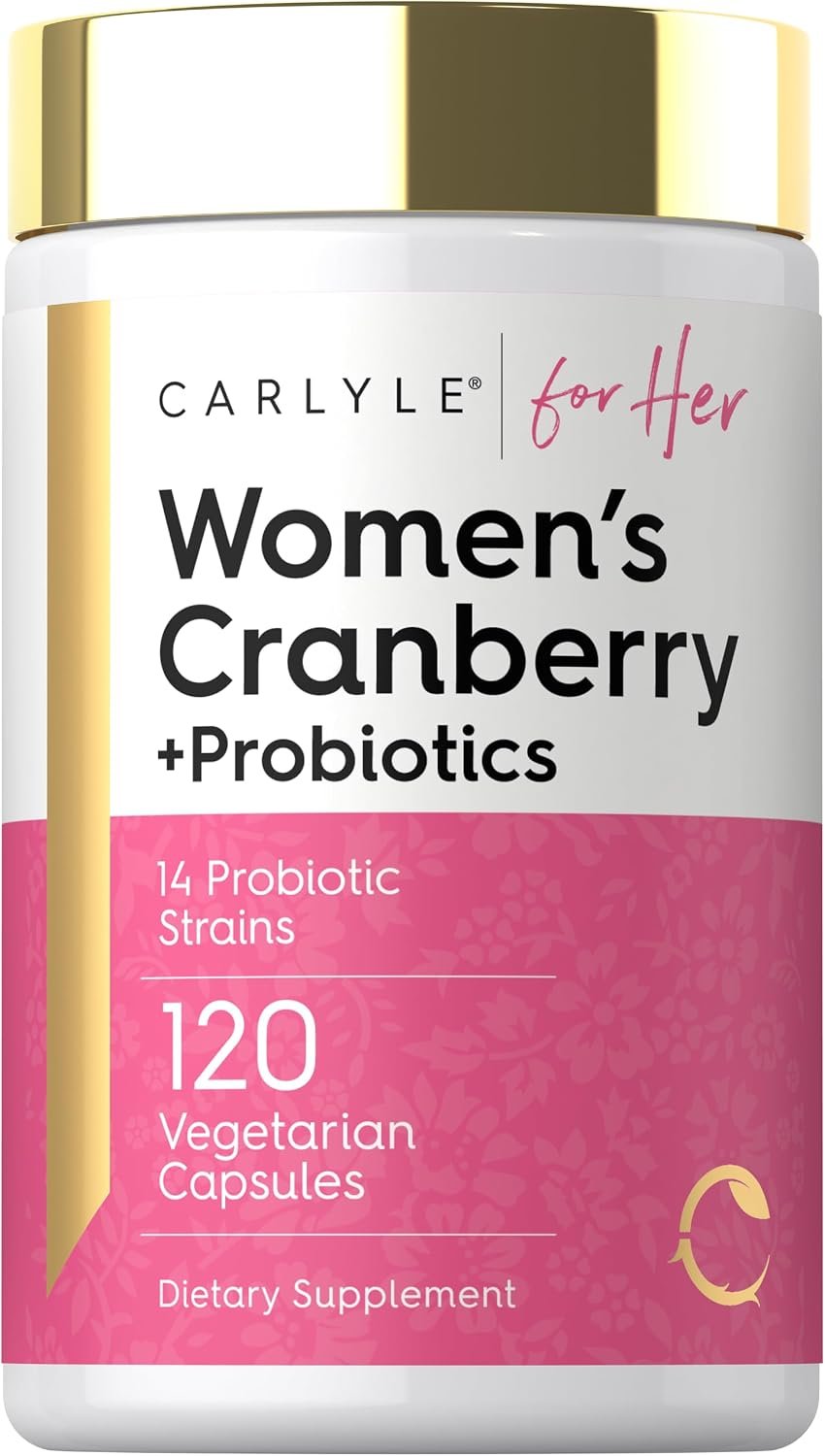 Carlyle Women’s Cranberry Plus Probiotics | 120 Capsules