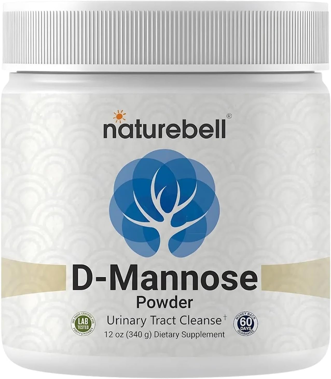 NatureBell D-Mannose Powder – 12oz – High Potency 2g Per Scoop – Fast Acting Support for Healthy Urinary Function & Bladder Wellness* – Pure, Filler-Free Non-GMO Powder