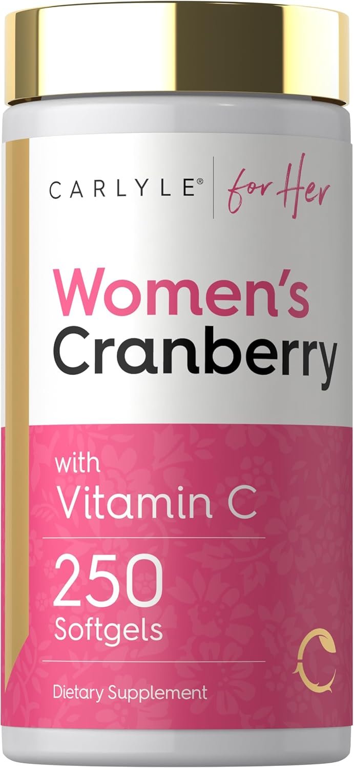 Carlyle Cranberry Pills for Women | 250 Softgels
