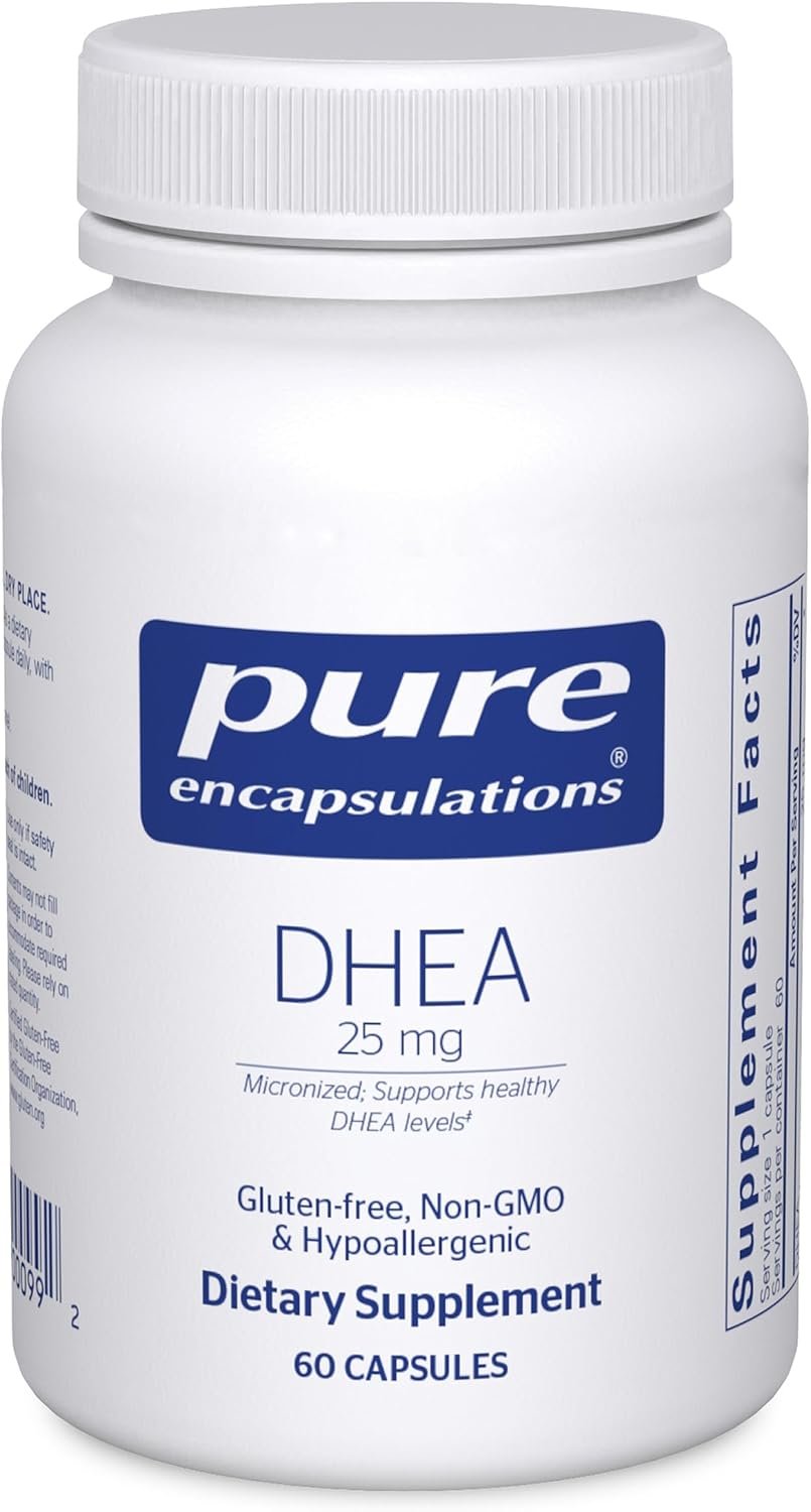 Pure Encapsulations DHEA 25 mg, 60 Capsules