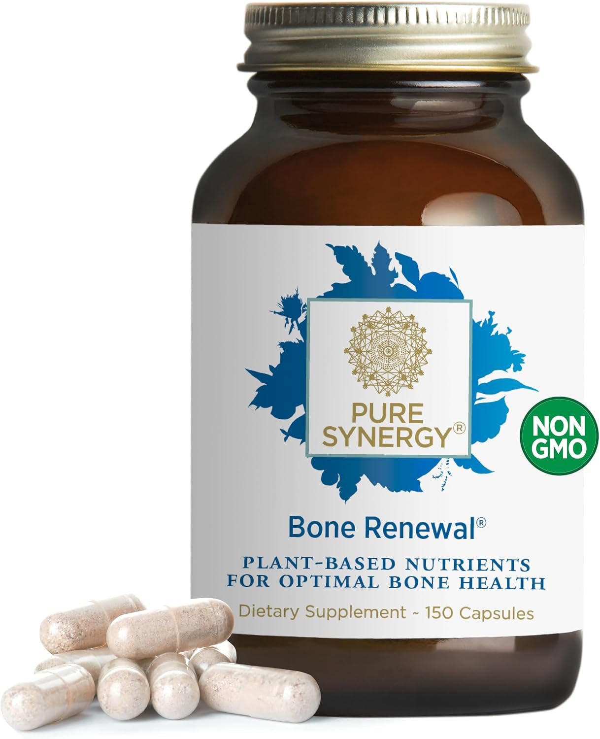PURE SYNERGY Bone Renewal Bone Supplement (150 Capsules)