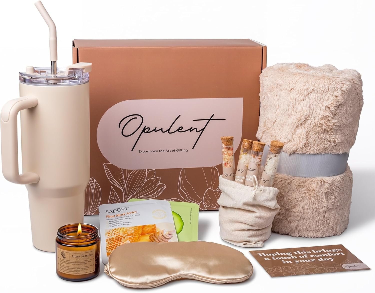 Opulent Self Care Spa Gift Box for Women – Thoughtful Get Well Gift