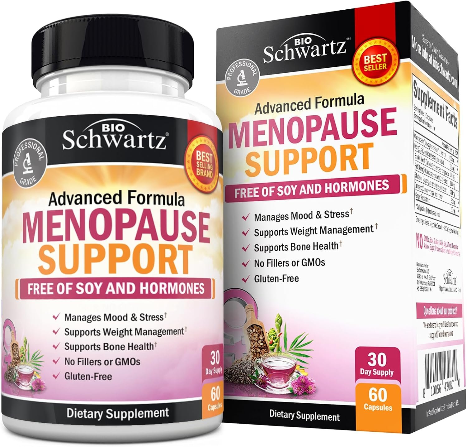 Herbal Menopause Support for Women – Supports Healthy Mood and Balance