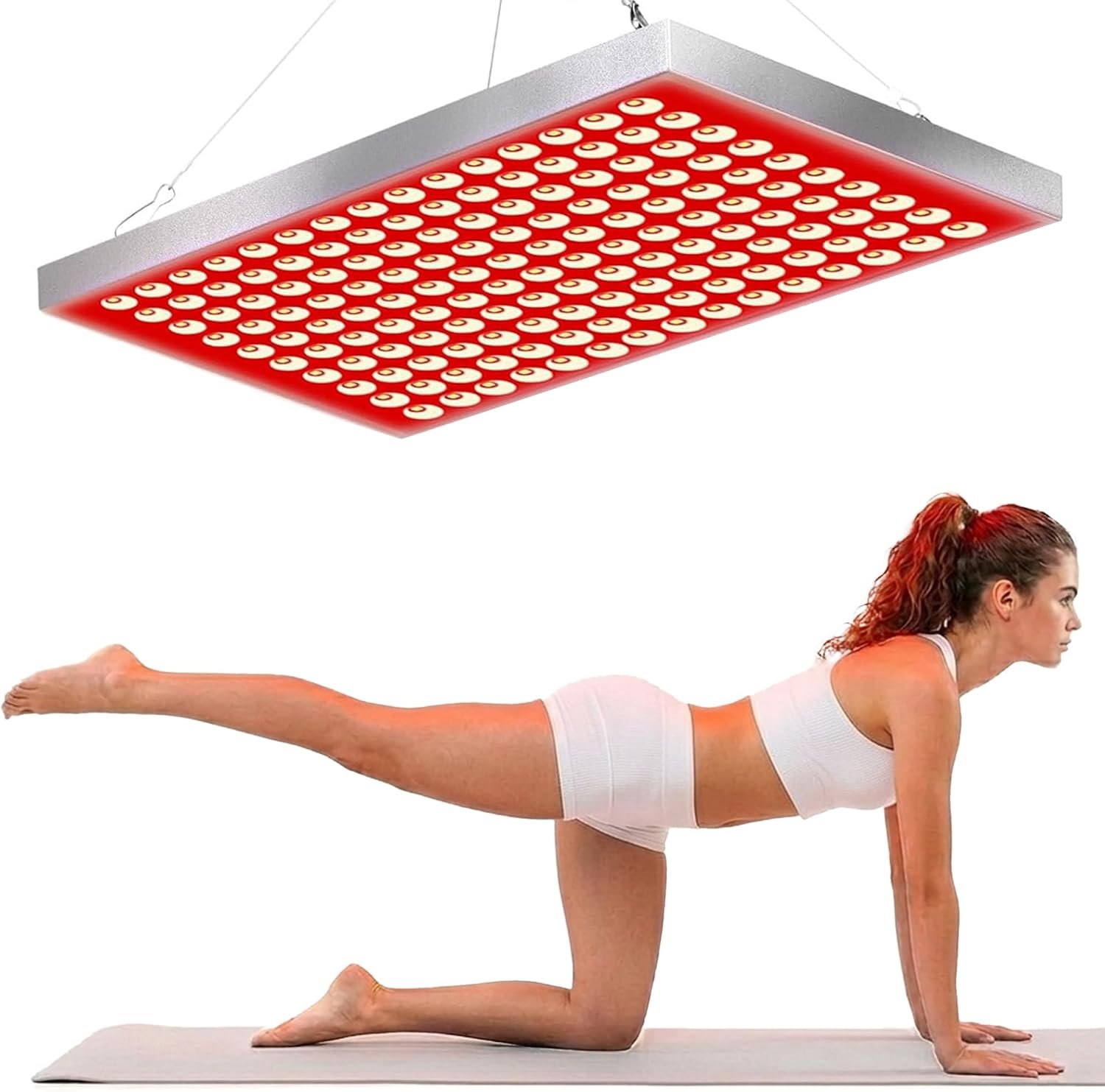 Red Light Therapy,Dual Chip Elite Grade LED 10 Modes and Color Changing Red Infrared Light Device with Near-Infrared Light 660nm 850nm High Power Red Light Therapy Panel at Home, for Body, Face, 45W