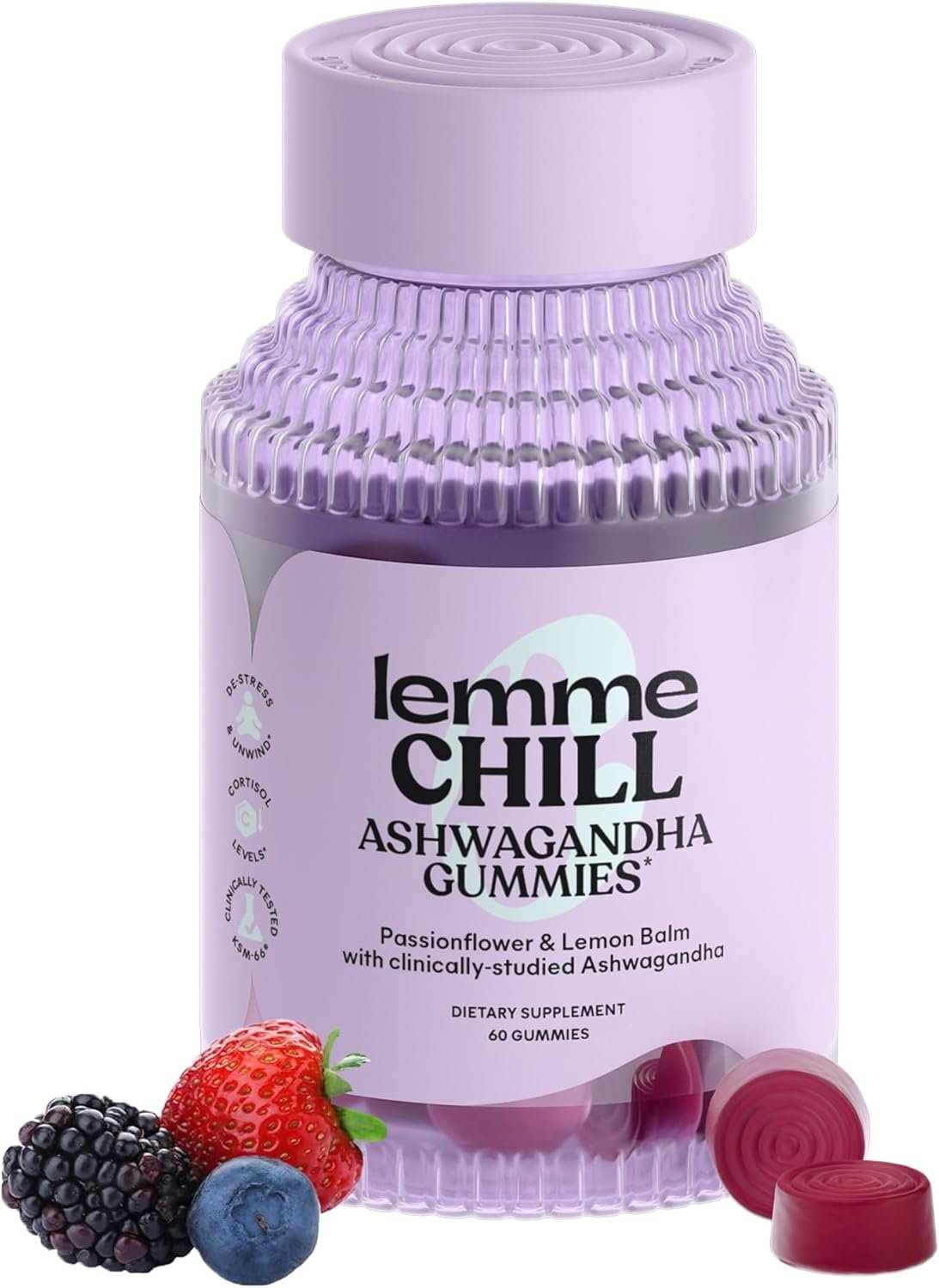 Lemme Chill Stress Relief Gummies (60 Gummies)