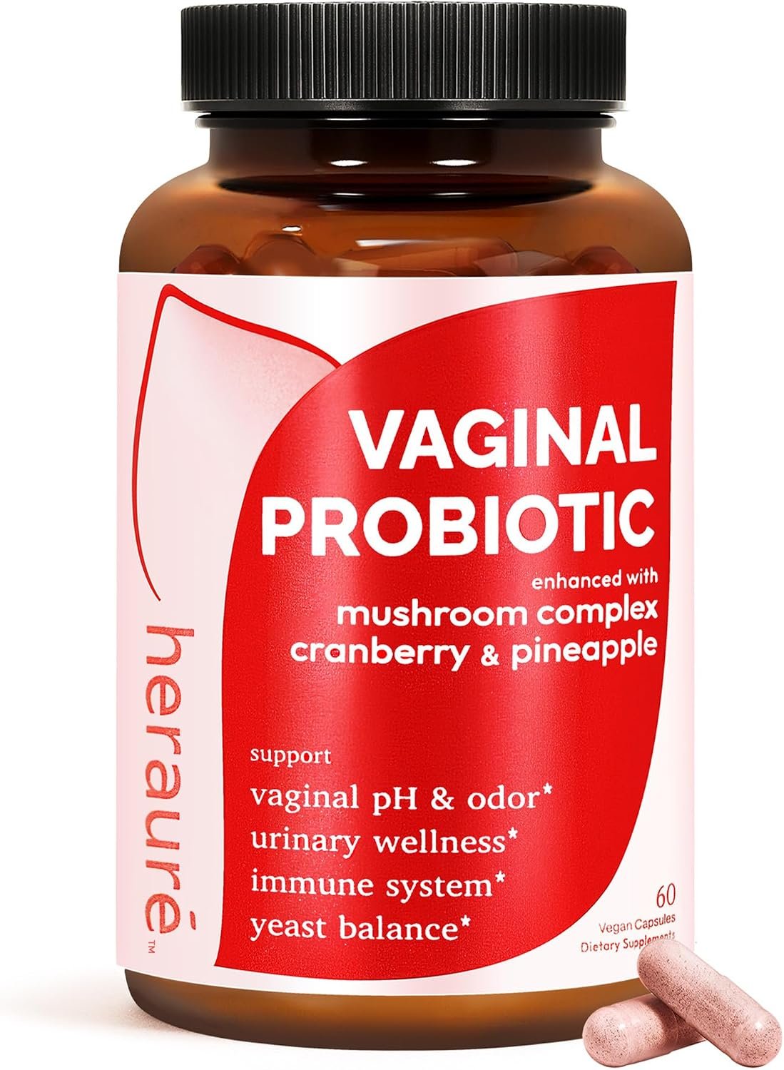 HerAure Vaginal Probiotics for Women -PH Balance,Yeast Balance,60CT