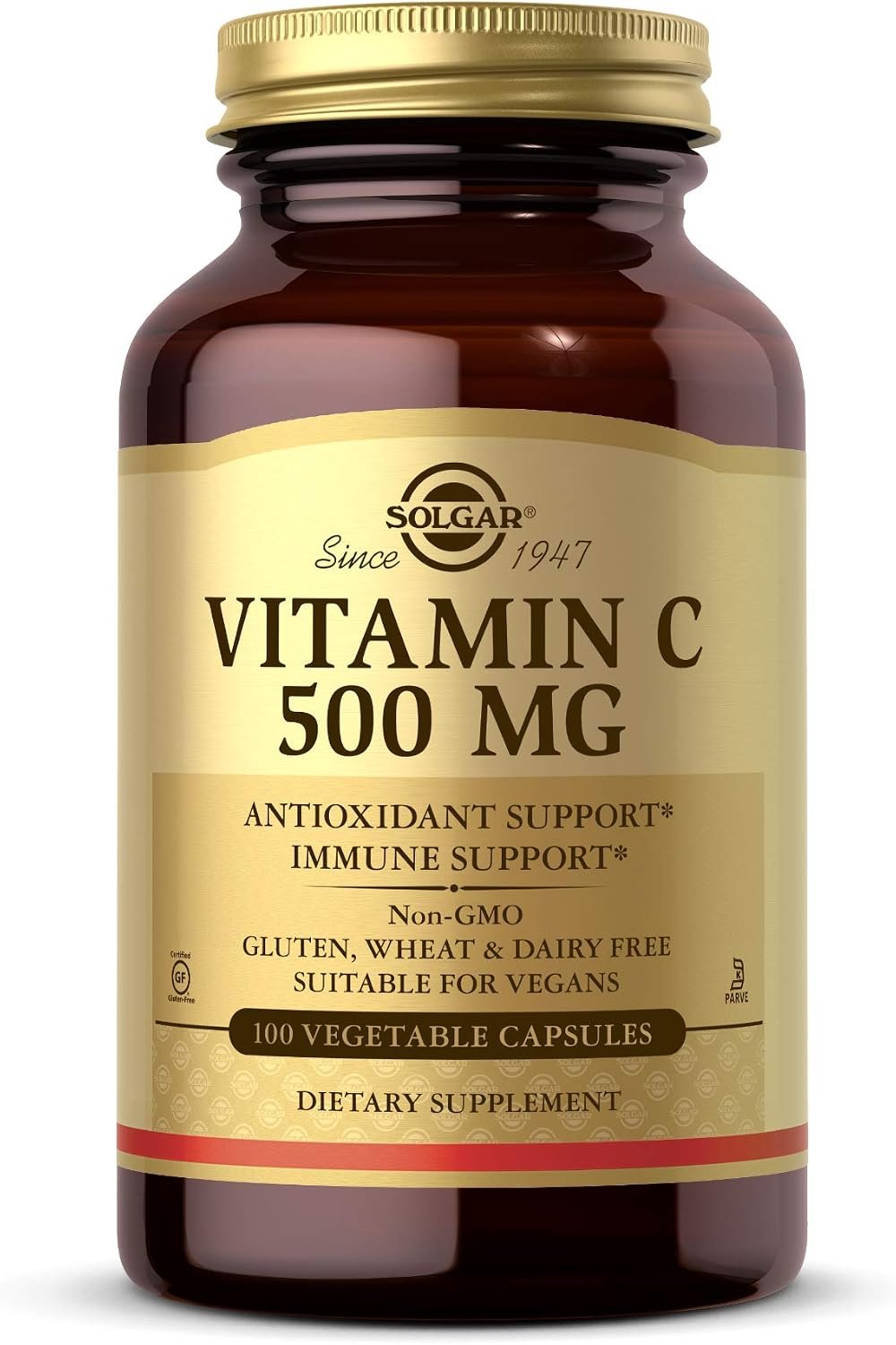 Solgar Vitamin C 500 mg, 100 Vegetable Capsules – Overall Health