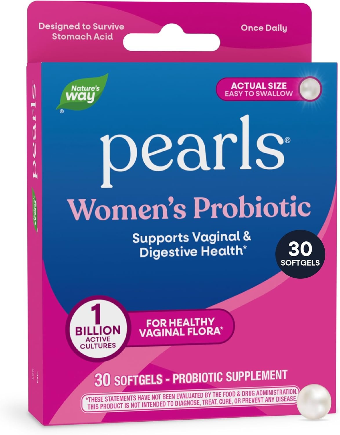 Nature’s Way Women’s Probiotic Pearls, Supports Vaginal Health*, 30 ct