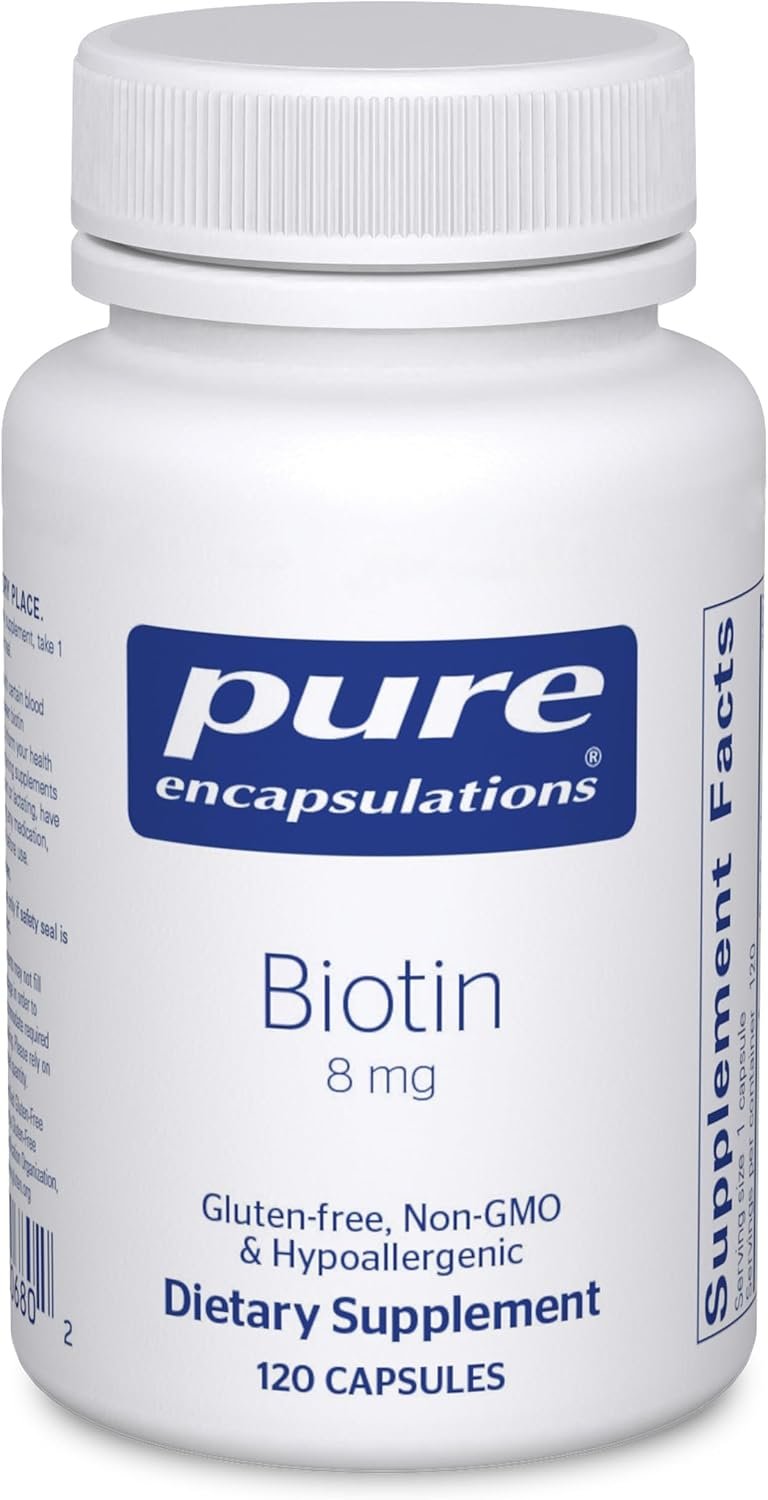 Pure Encapsulations Biotin 8 mg, 120 Capsules
