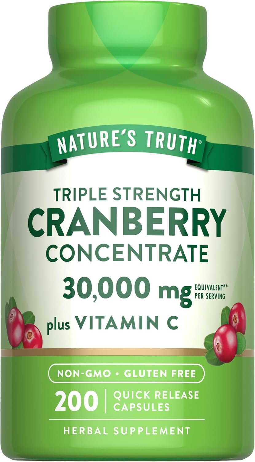Nature’s Truth Cranberry Concentrate Pills | Plus Vitamin C