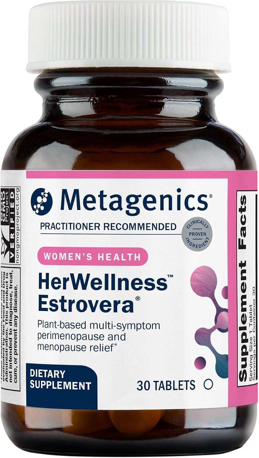 Metagenics Estrovera, Menopausal Comfort Support, 30 Tablets