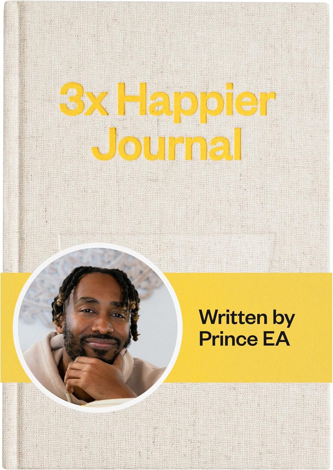 Intelligent Change Prince EA 3x Happier Journal – Guided Self Care Gratitude, For Men and Women with Daily Prompts, Inspirational Guides and Motivation for Enhanced Joy, Mindfulness & Well-Being