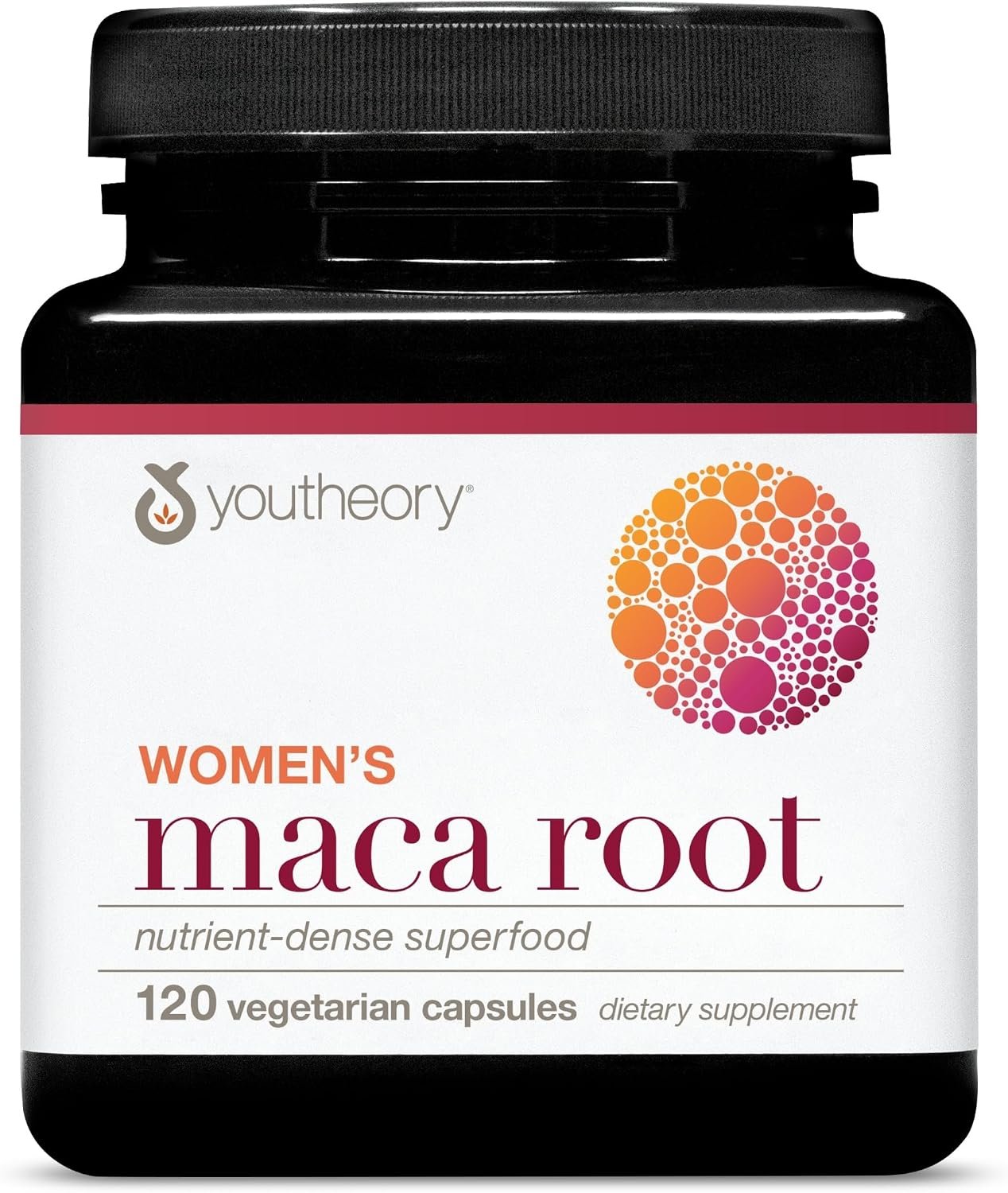 Youtheory Women’s Maca Root, 120 Vegetarian Capsules, 60-Day Supply